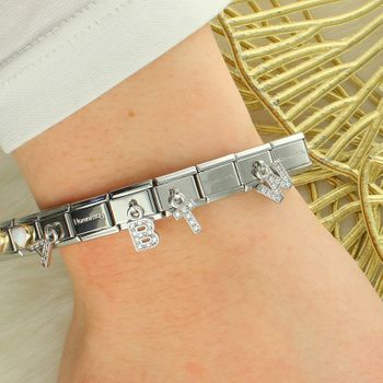 Nomination Charms Wisząca Literka M z Cyrkoniami 33181813  Oryginalny Charms do Bransoletki (1).jpg